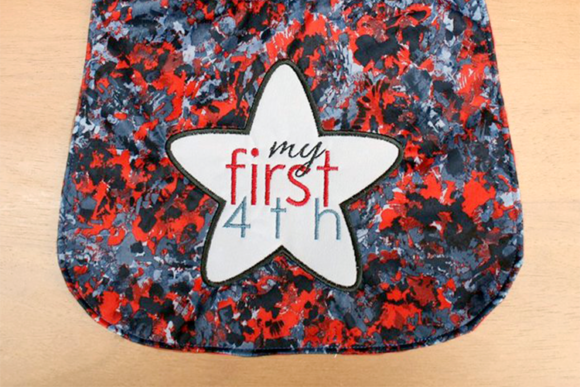Baby's First 4th of July Applique