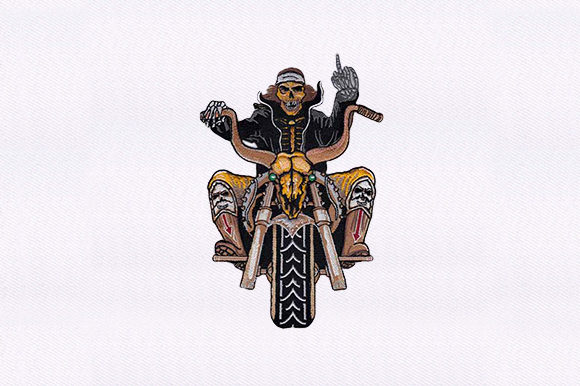 Bike Rider Embroidery: A Designer's Review for Apparel