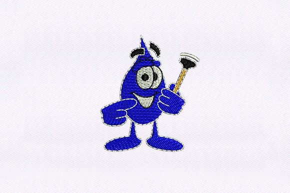 Blue Droplet Embroidery Design Review for Craft Fairs