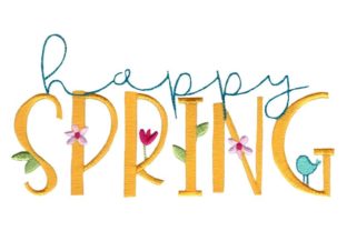 Happy Spring Embroidery Design Review for Seasonal Collections