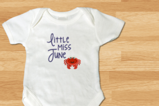 Little Miss June Crab Applique: A Design Review